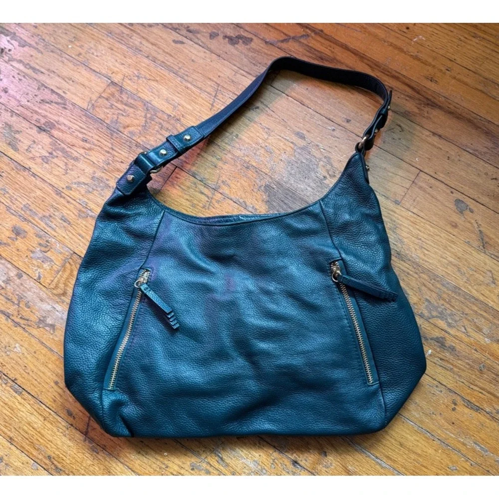 Ora Delphine - Green Leather Sachel‎